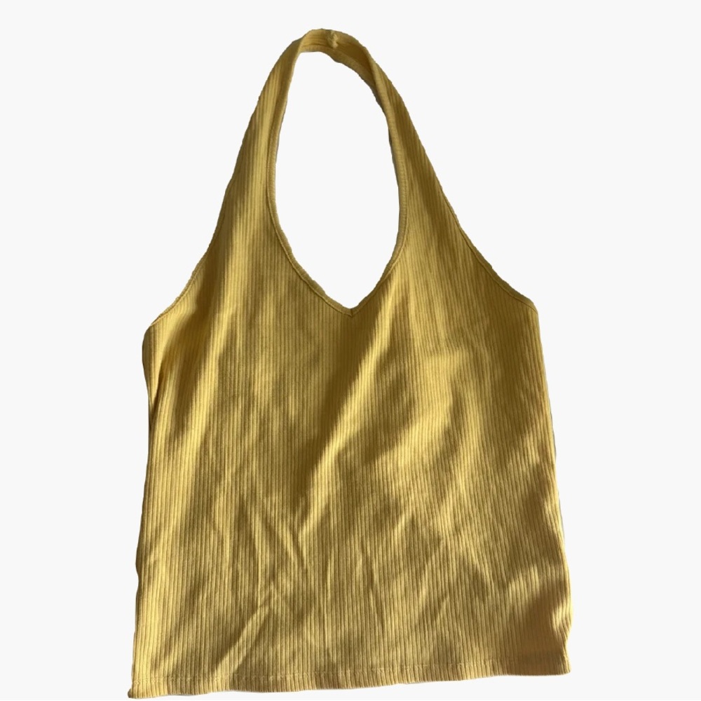 Halter Yellow Top. Used but good condition.